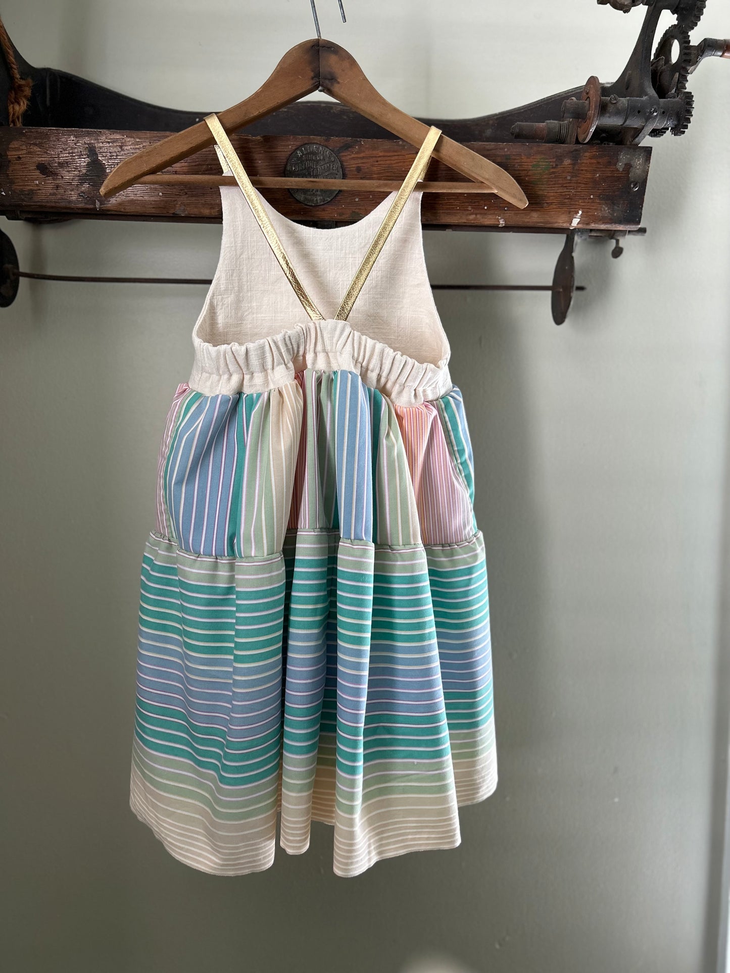 9 - Loretta Linen & Sunset Stripe