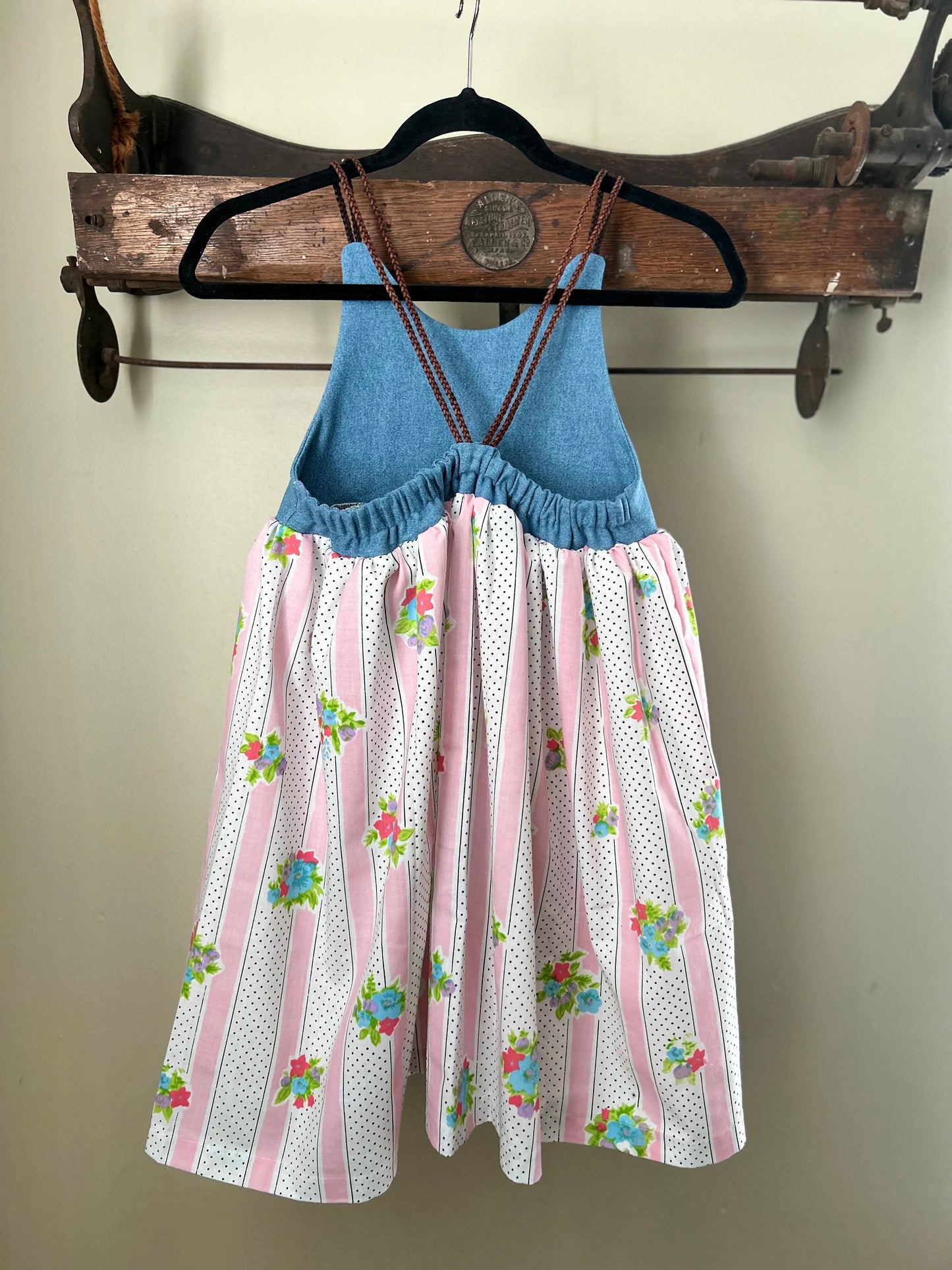 11 - Loretta Denim & Floral Stripe
