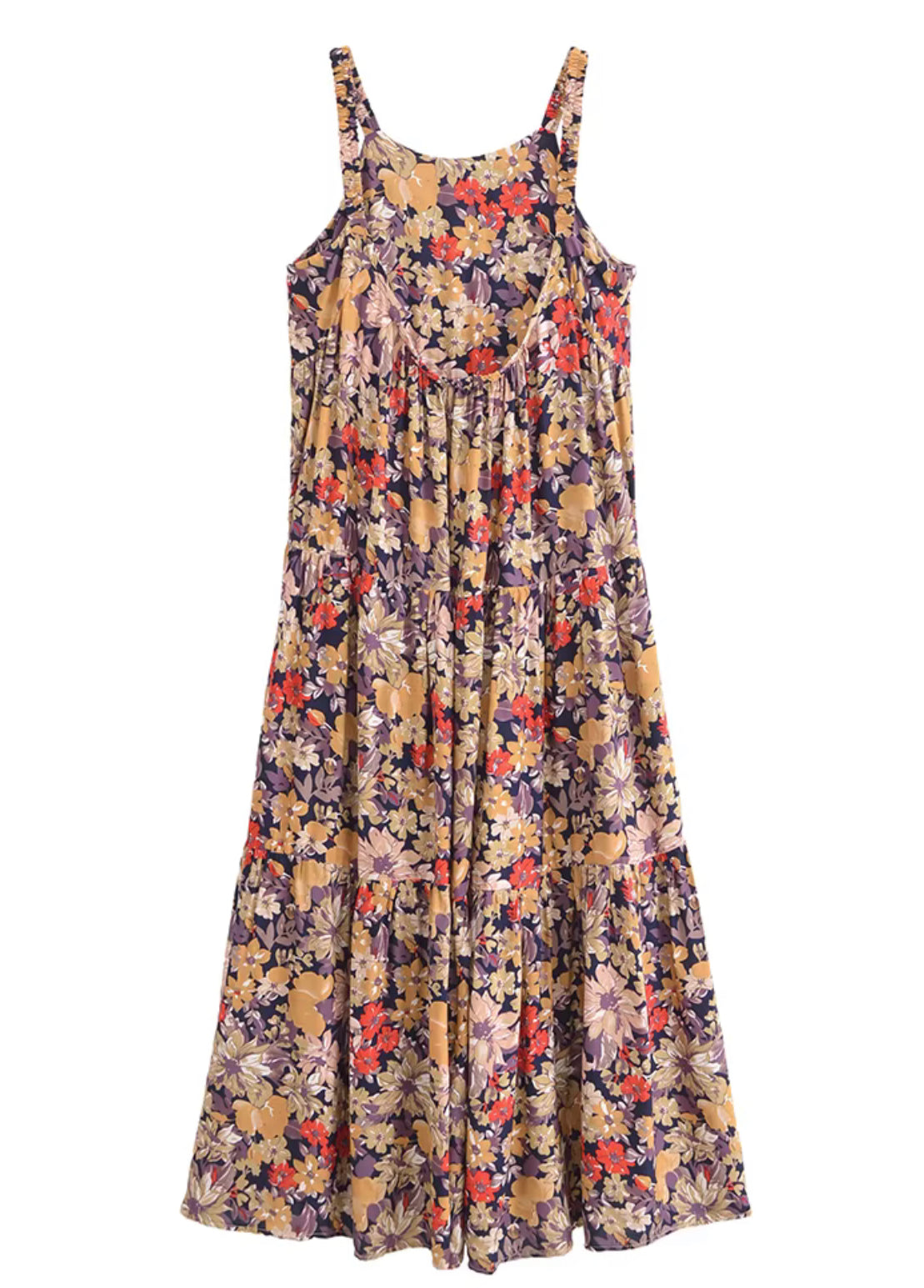 Boho - Oversized 90s Floral Elastic Strap