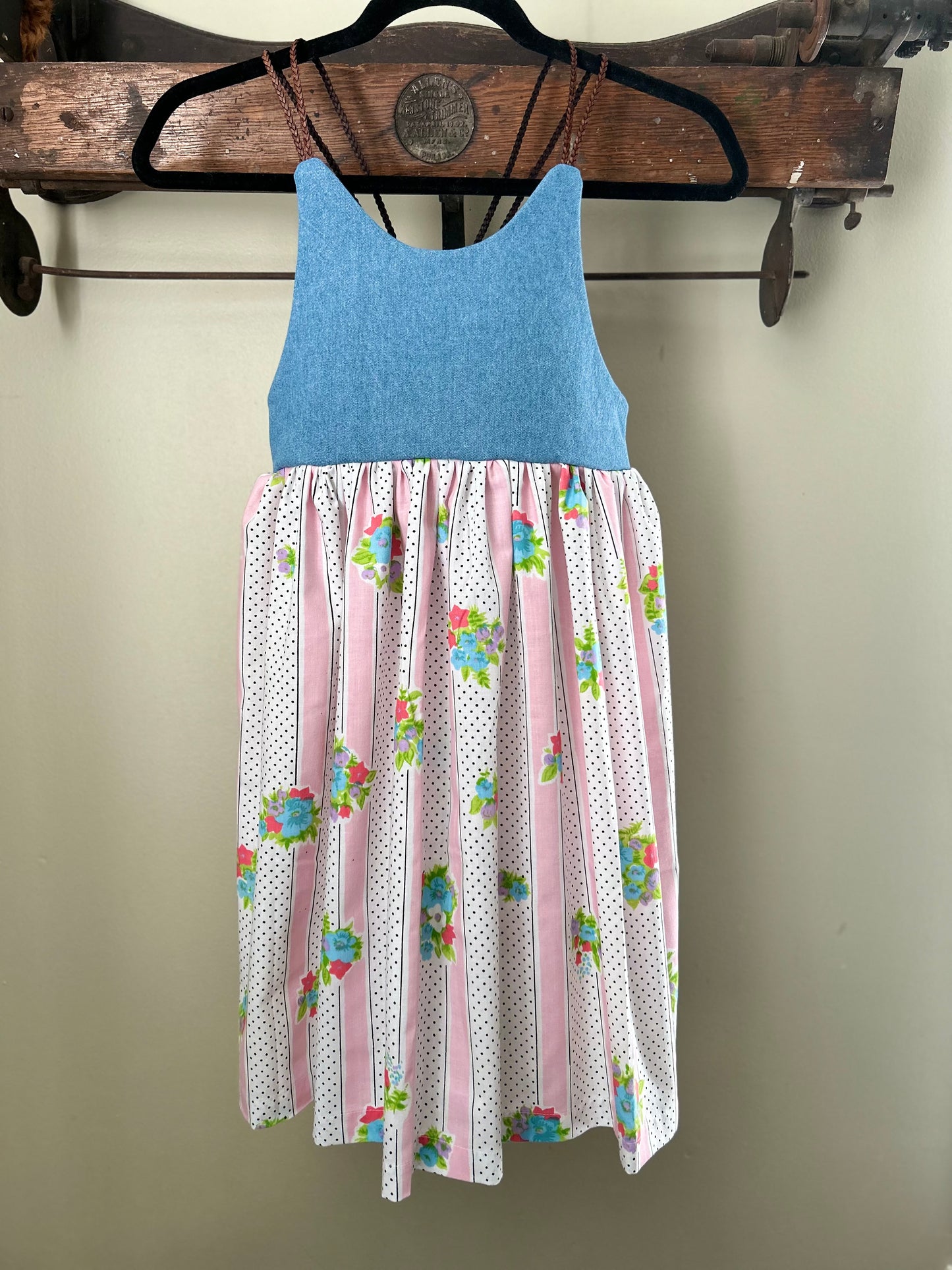 11 - Loretta Denim & Floral Stripe