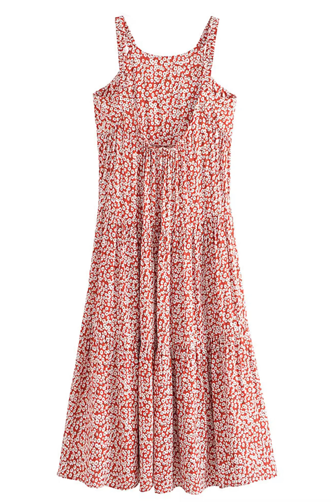 Boho - Oversized Orange/Red Elastic Strap