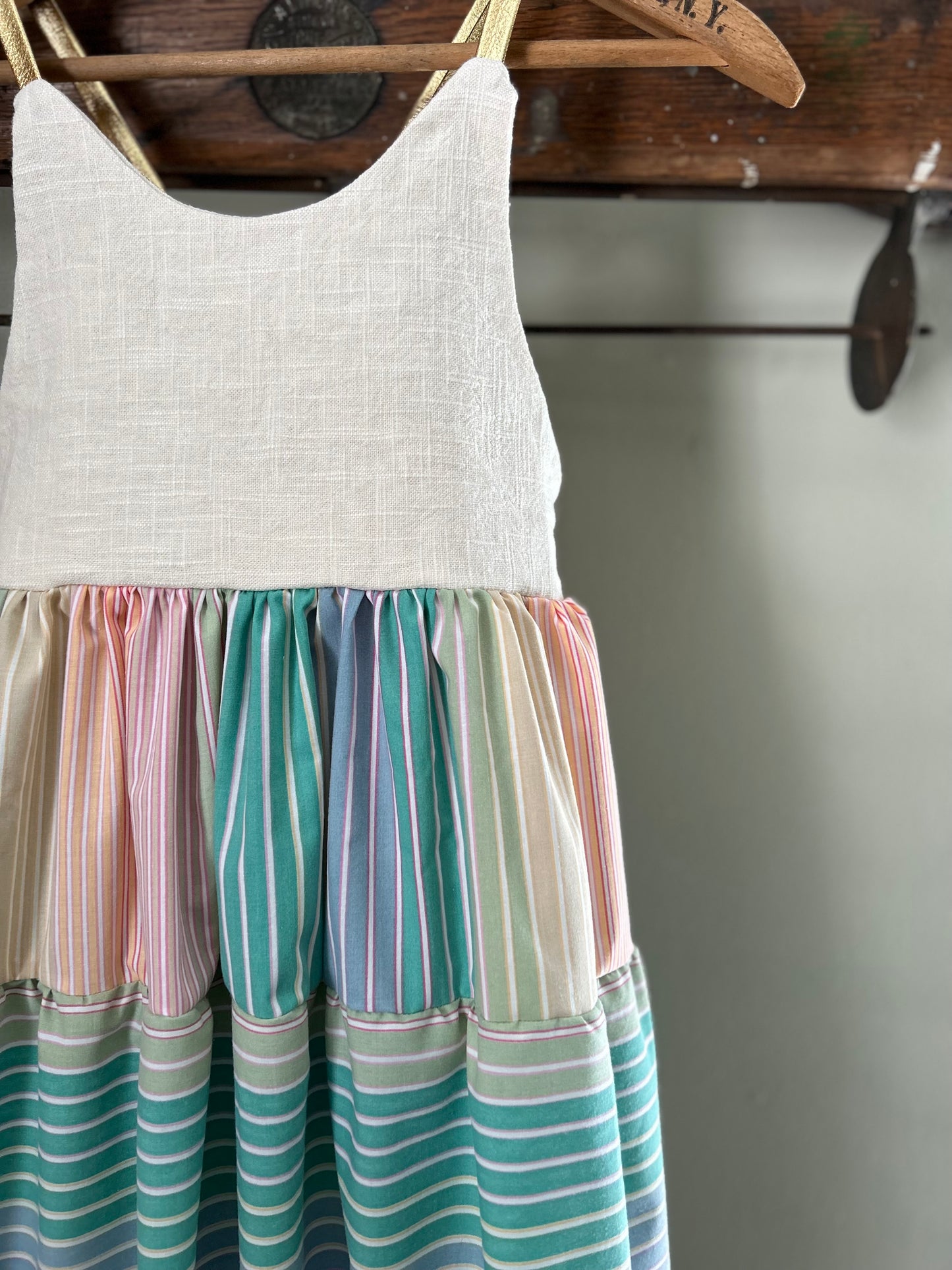 9 - Loretta Linen & Sunset Stripe