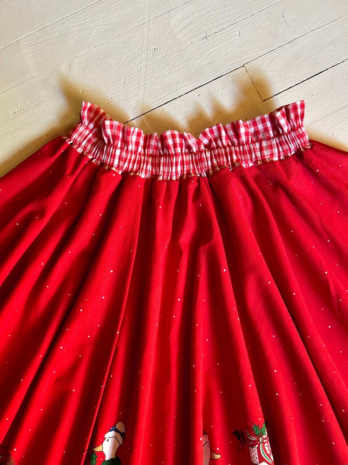 Christmas Goose Skirt