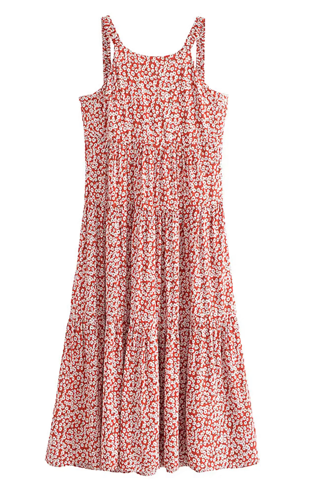 Boho - Oversized Orange/Red Elastic Strap
