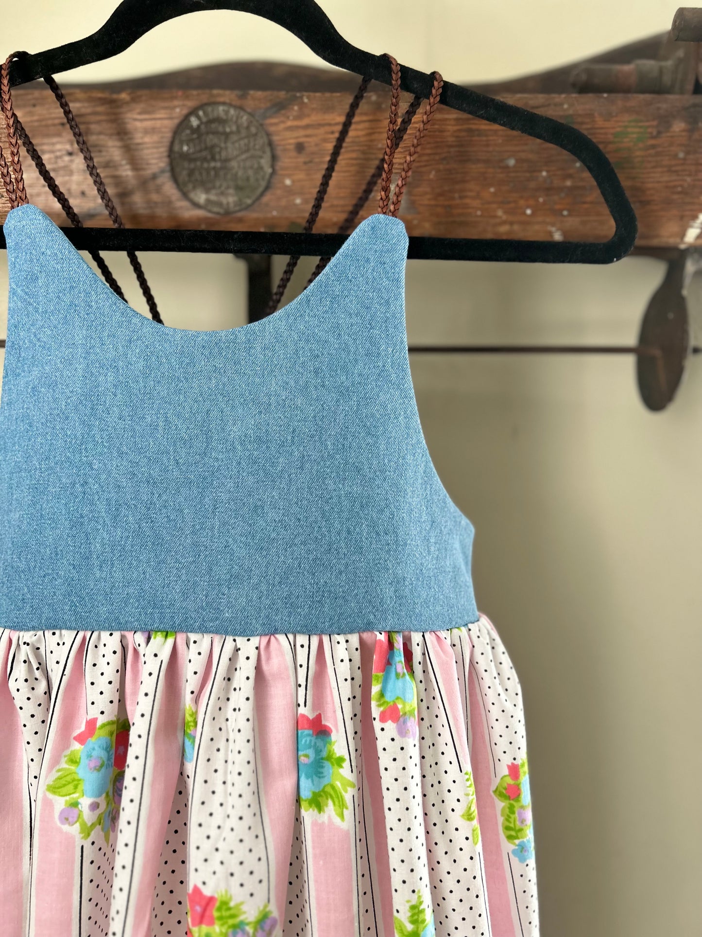 11 - Loretta Denim & Floral Stripe