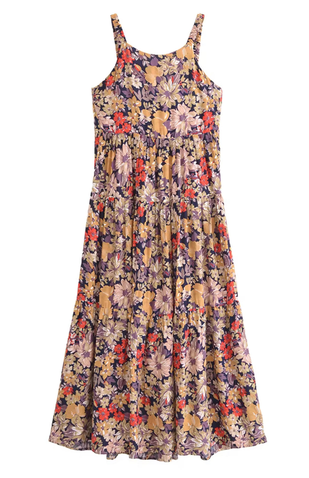Boho - Oversized 90s Floral Elastic Strap