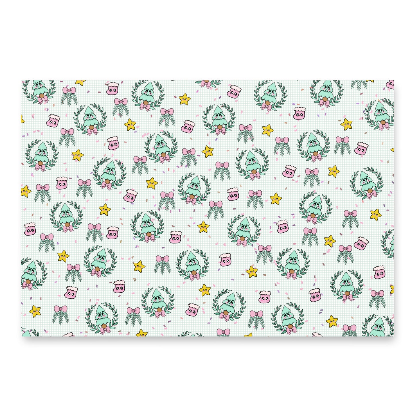 Kawaii Christmas Tree - Wrapping paper sheets