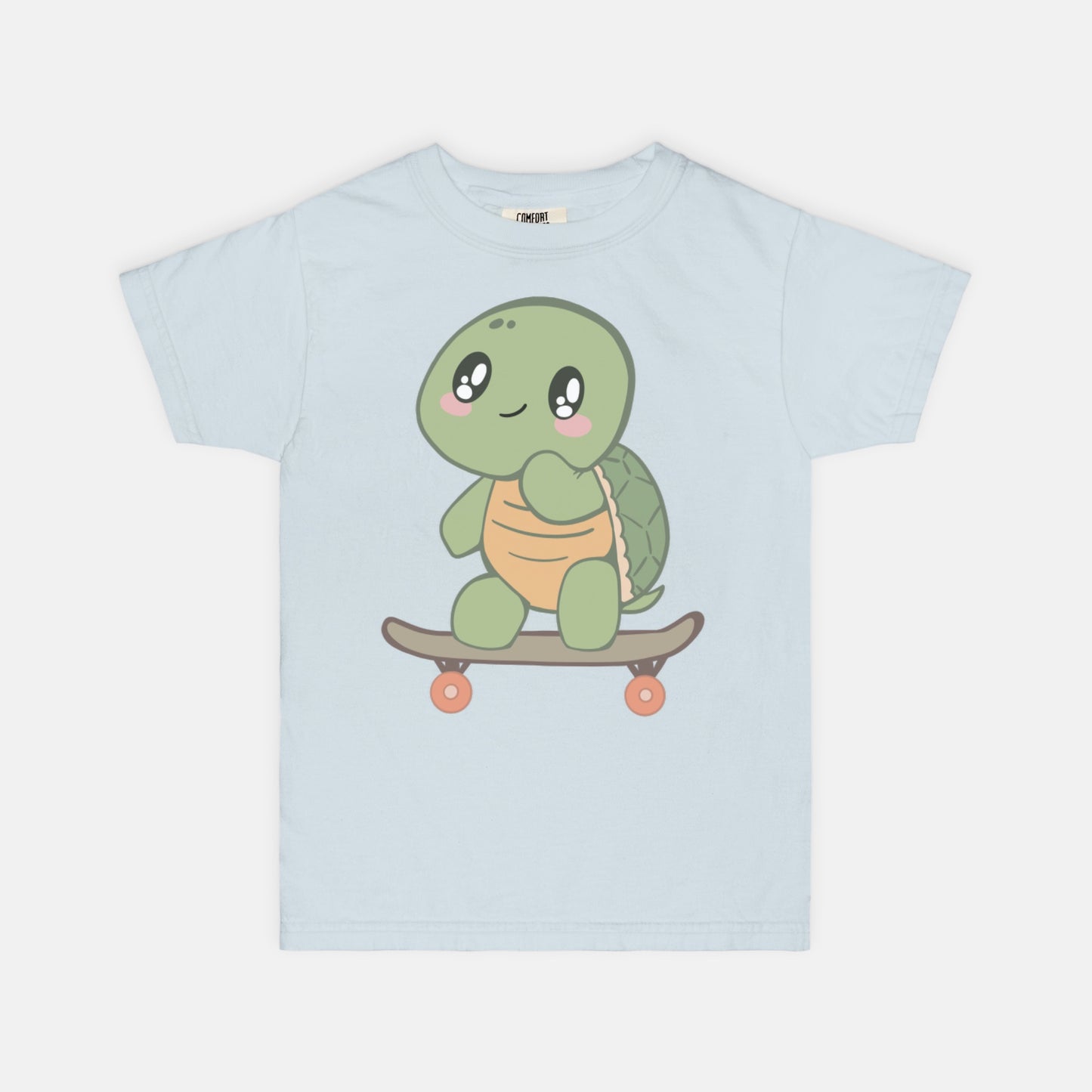 Skateboarding Turtle - Comfort Color Youth