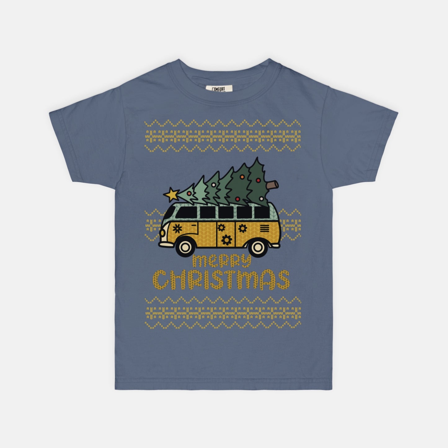 Christmas Van - Comfort Color Youth