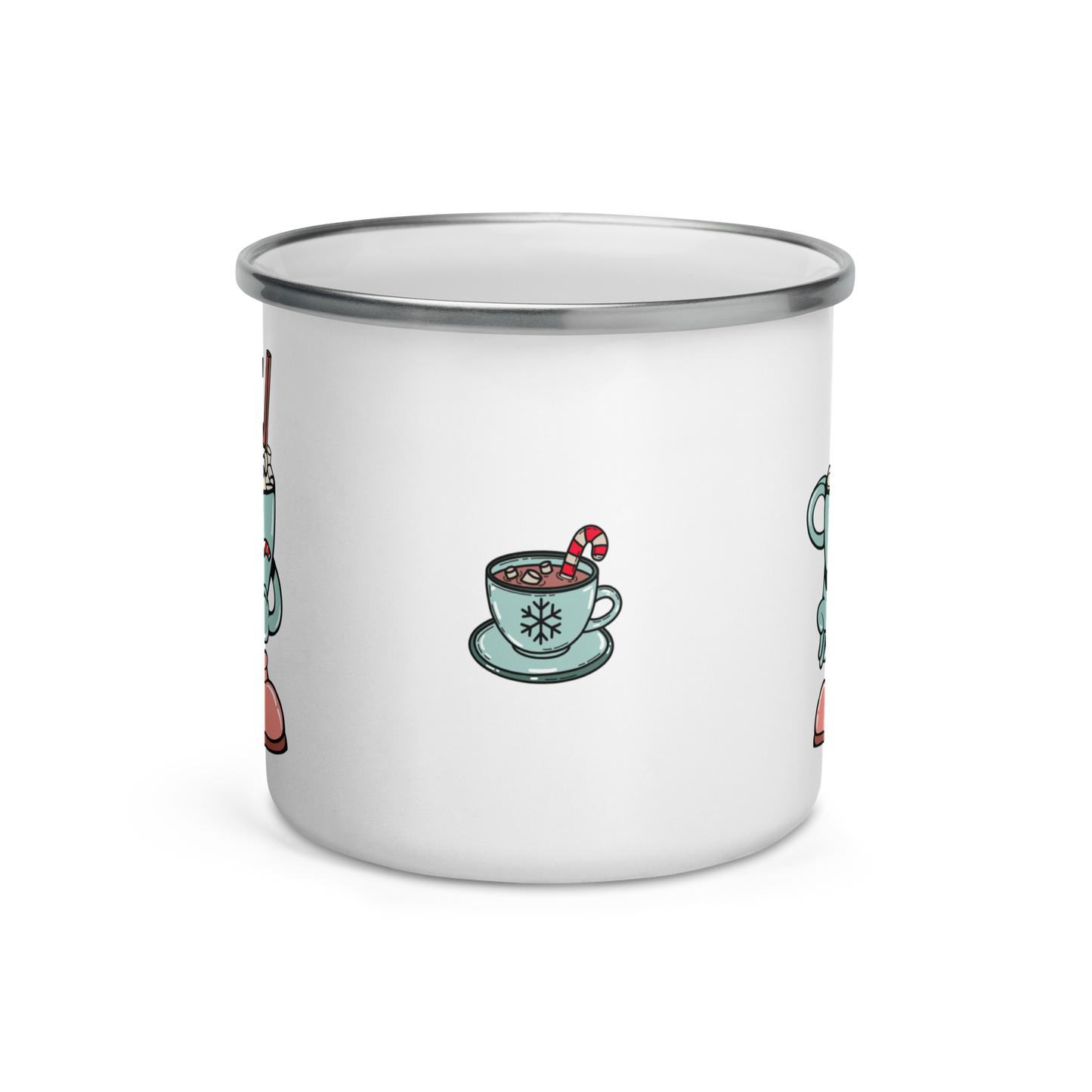 Cocoa Retro Enamel Mug