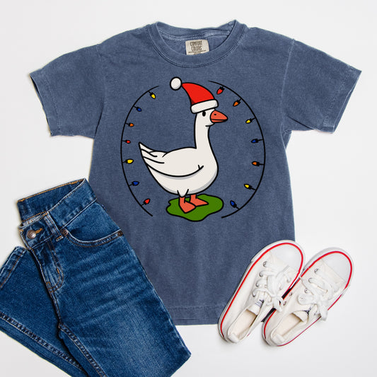 Santa Goose - Comfort Color Youth