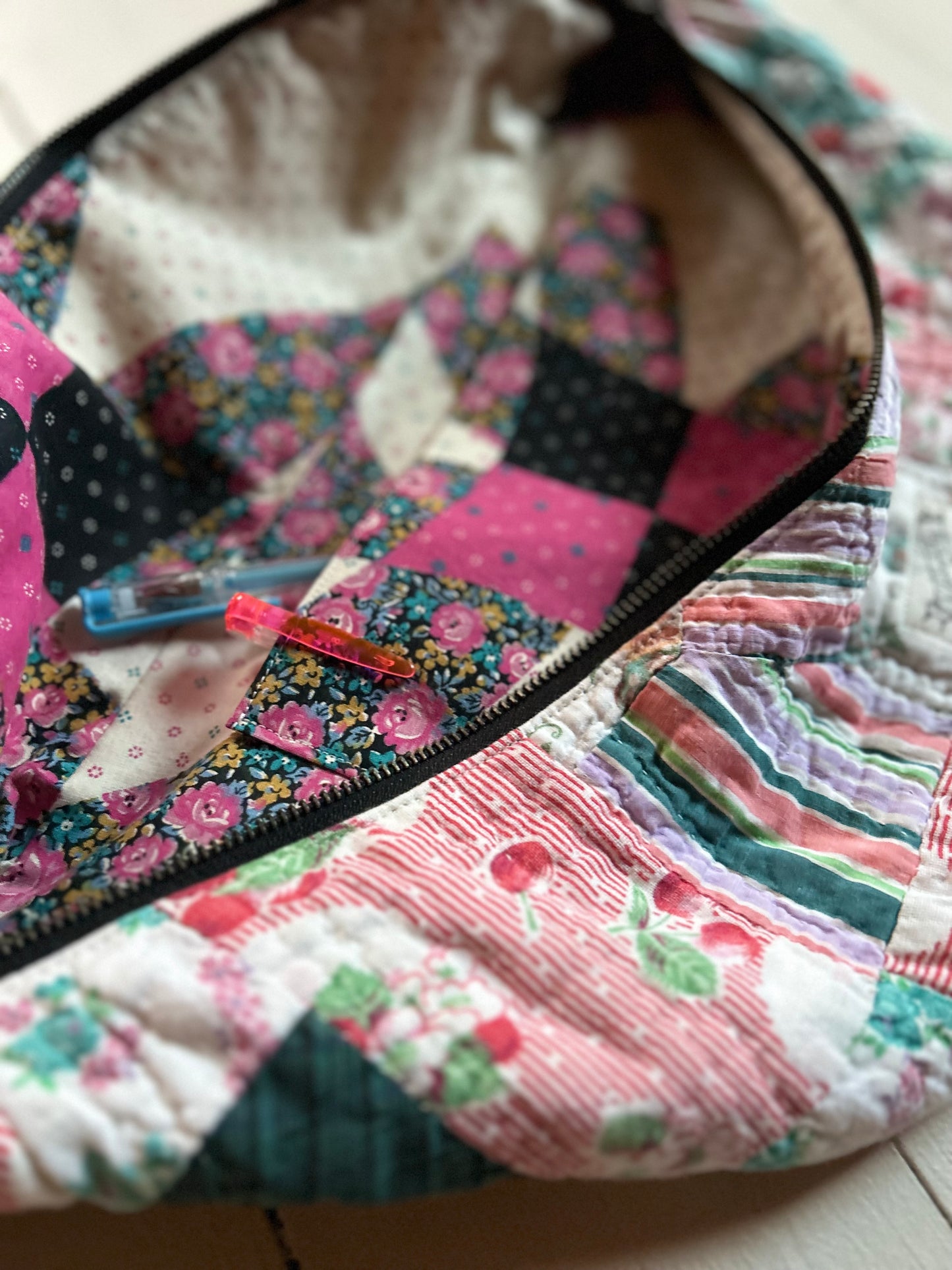 Vintage Quilt Large Bag