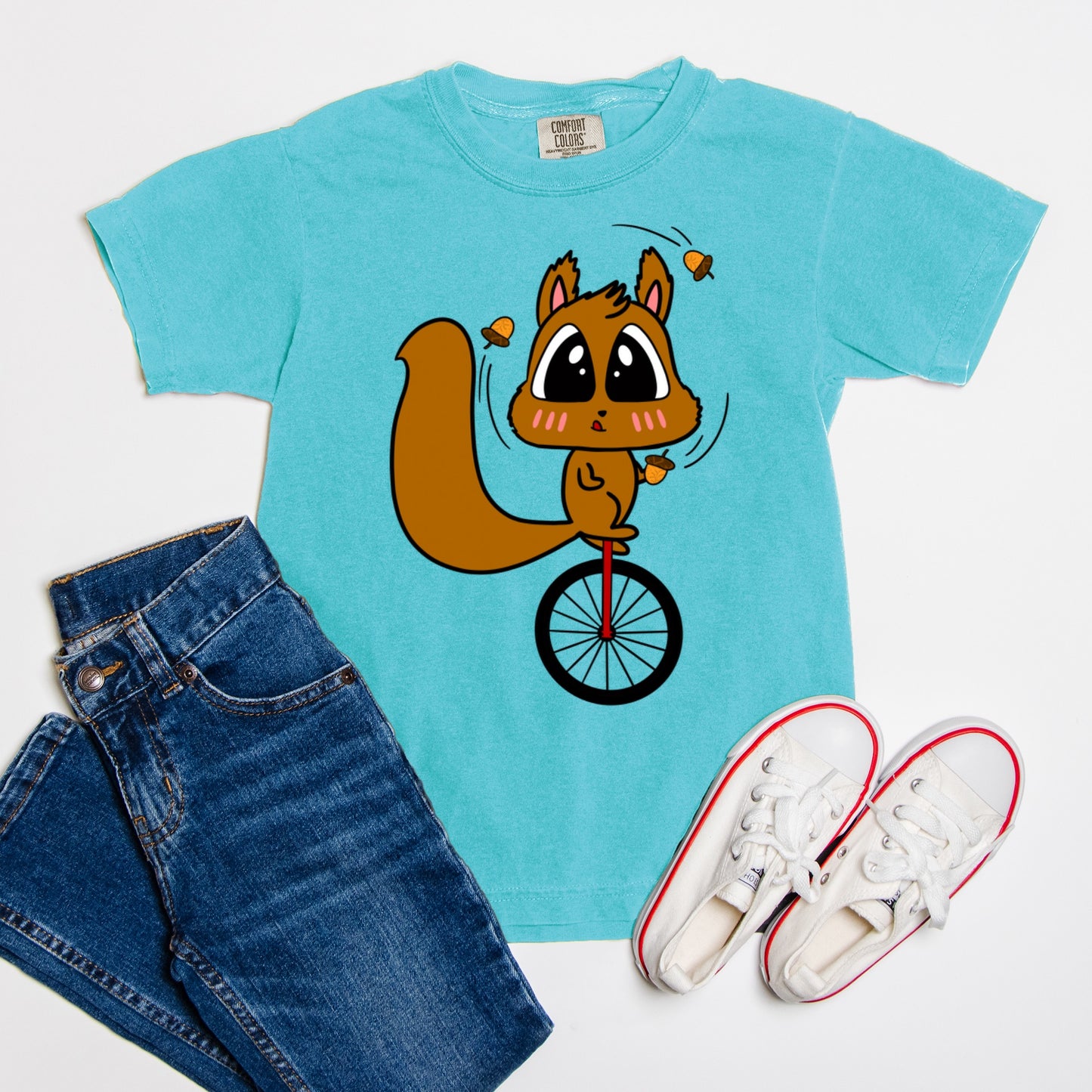 Juggling Squirrel - Youth Comfort Color