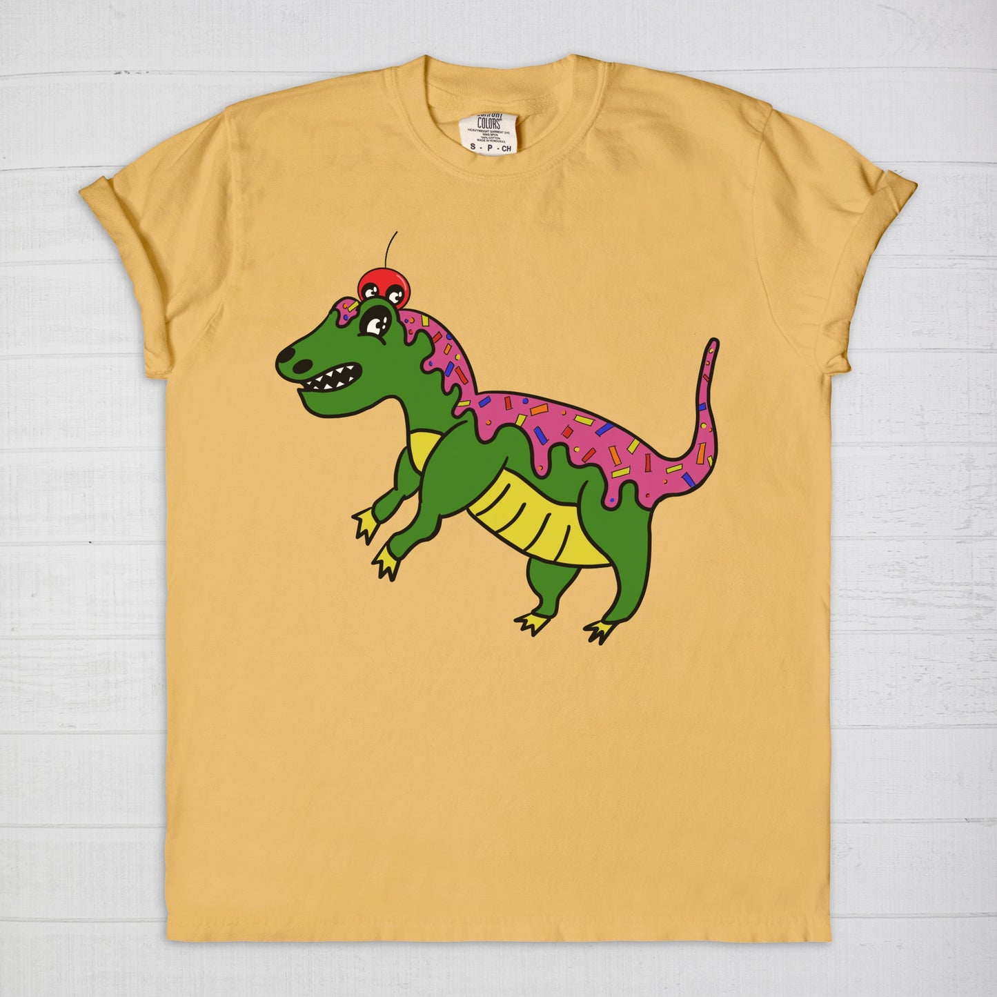 Dinosaur Icing Comfort Color Tee