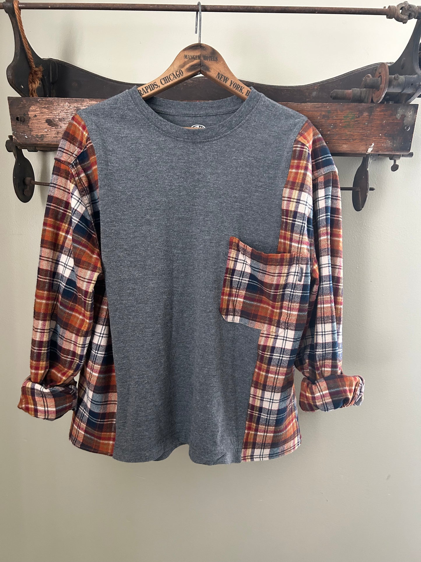 Upcycled Flannel Shirt Tutorial