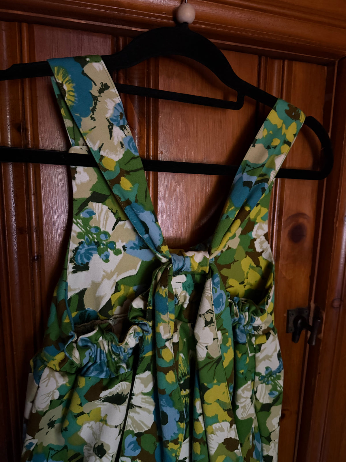 6/8 Vintage Floral Harem Romper