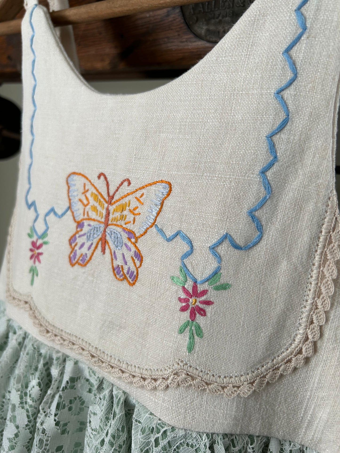 11 - Loretta Linen and Lace Butterfly