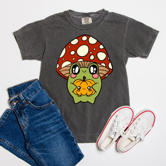 Frog & Pumpkin - Comfort Color Youth Tee 9018