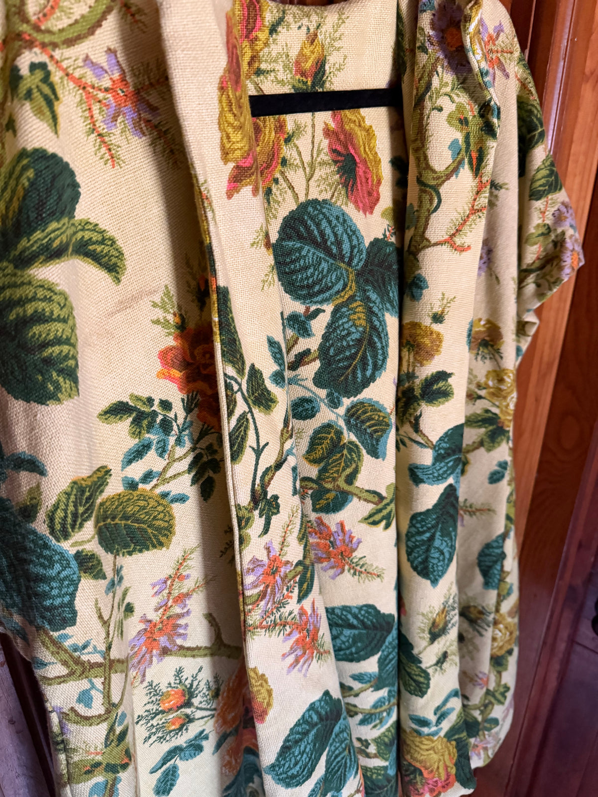 6/7 - Vintage Quilt Tank Top, Barrel Pants, oversized Cape
