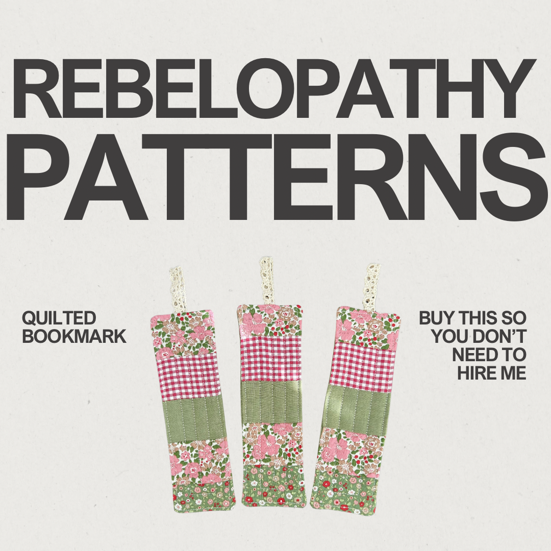 Quilted Bookmark - Pattern