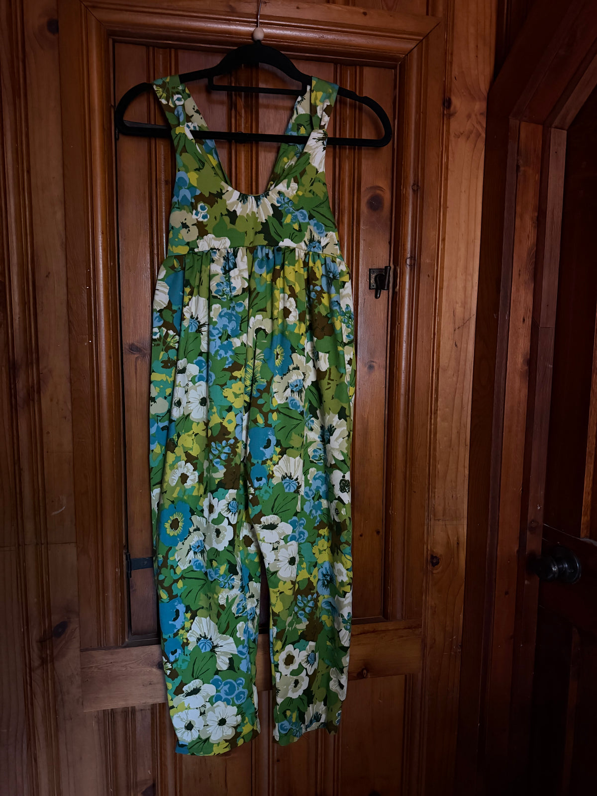 6/8 Vintage Floral Harem Romper