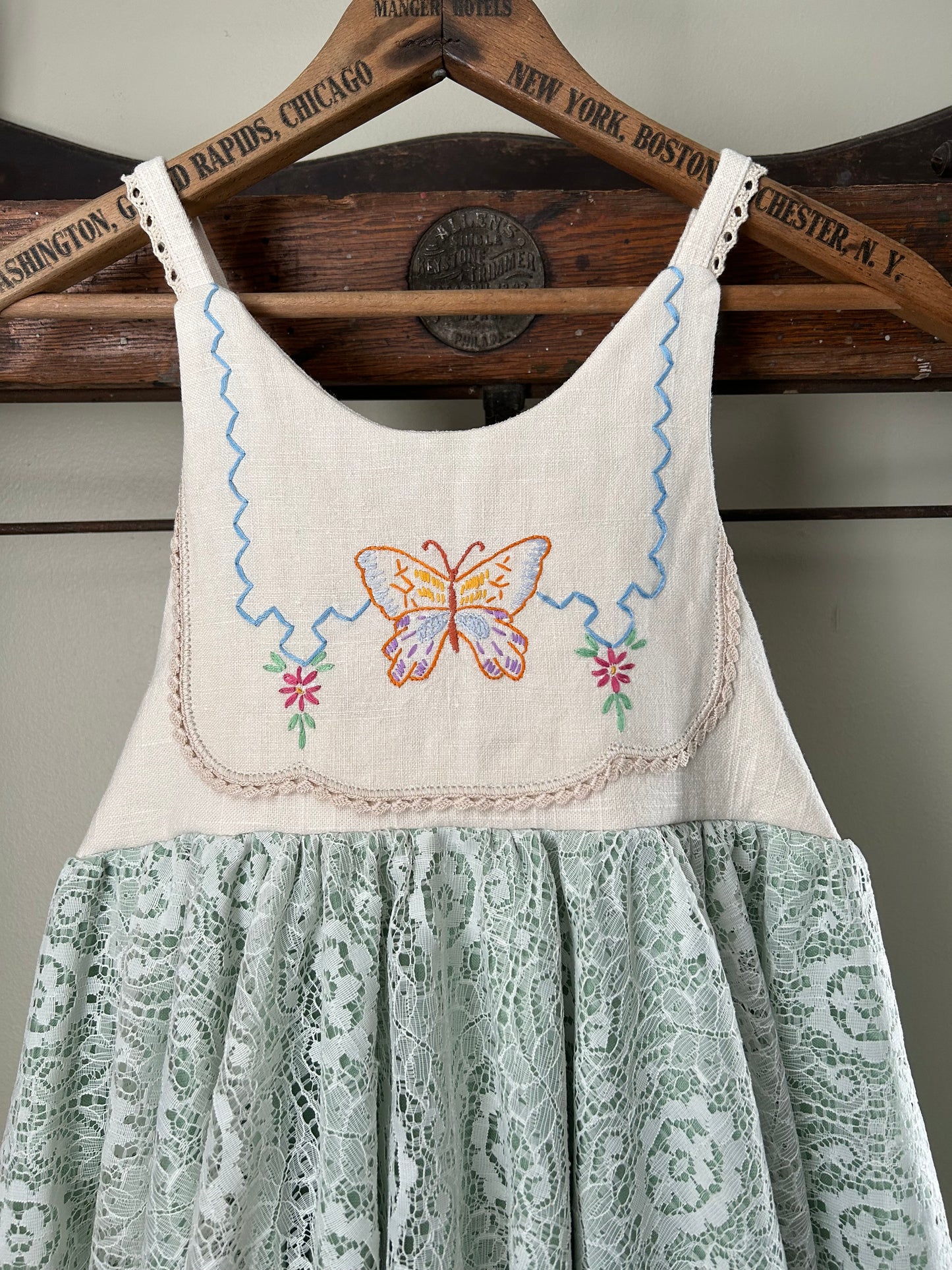 11 - Loretta Linen and Lace Butterfly