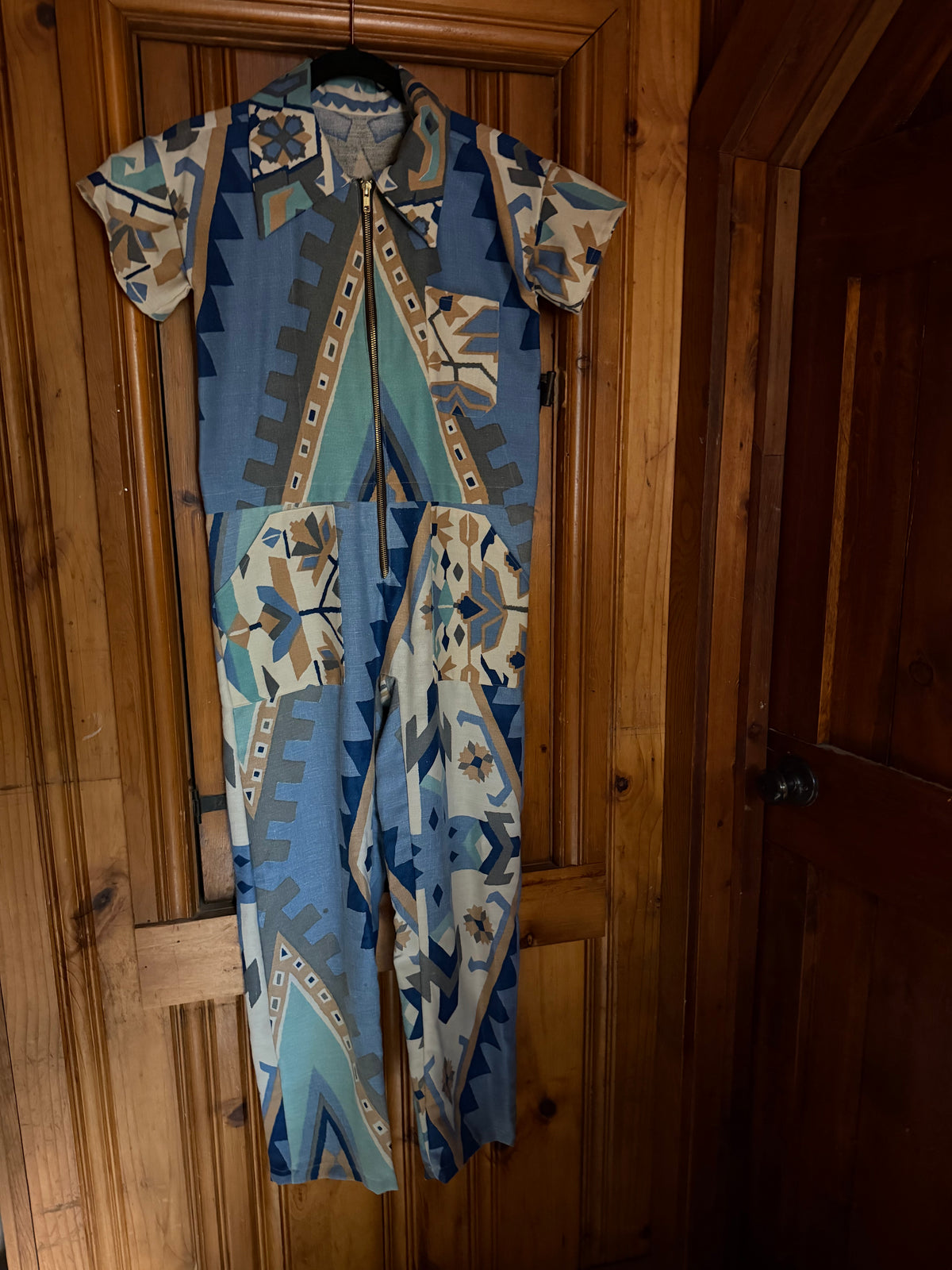 Custom - Upcycled Vintage Southwestern Jumpsuit