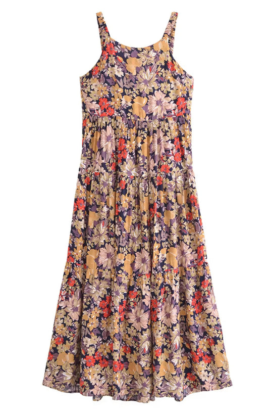 Boho - Oversized 90s Floral Elastic Strap