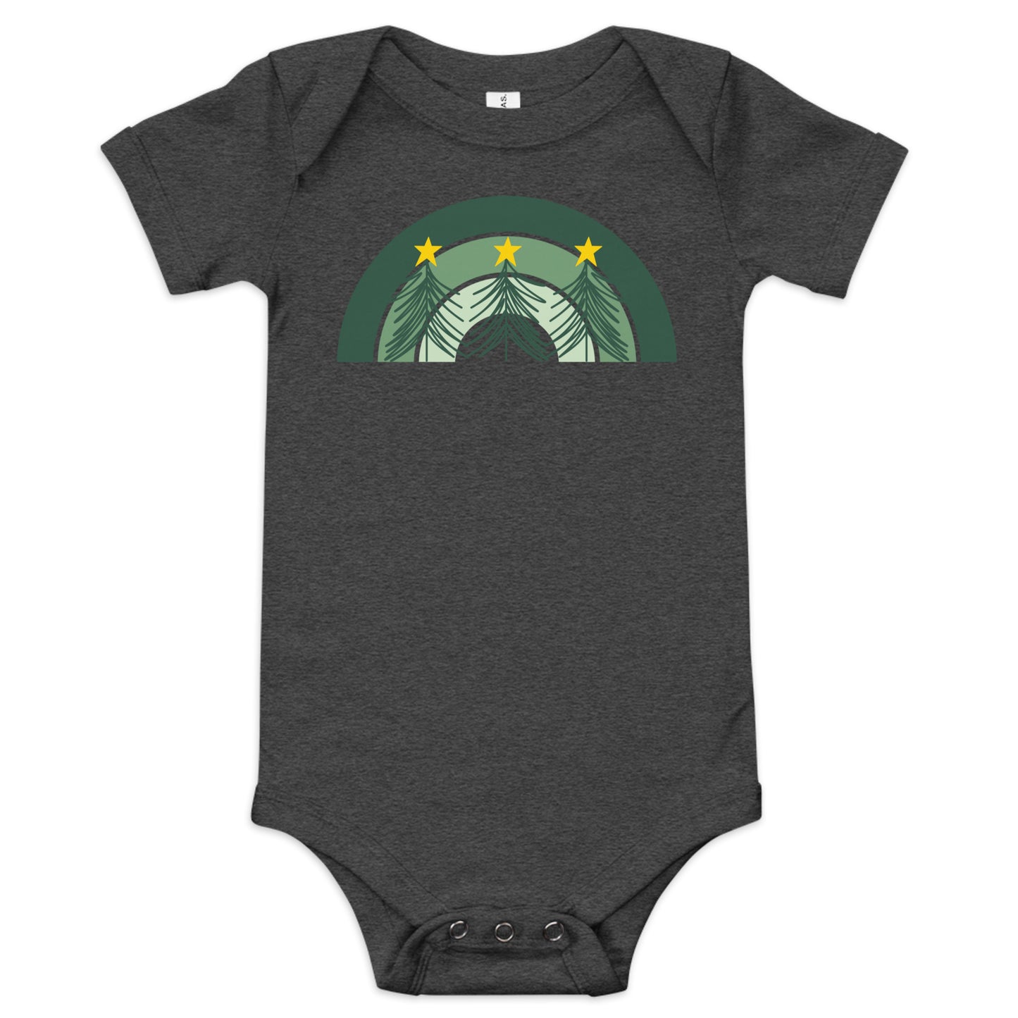 Christmas Rainbow Baby One Piece