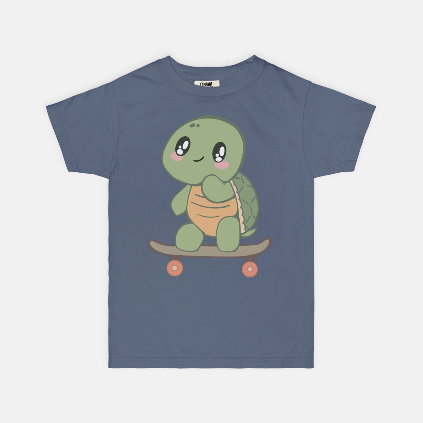 Skateboarding Turtle - Comfort Color Youth
