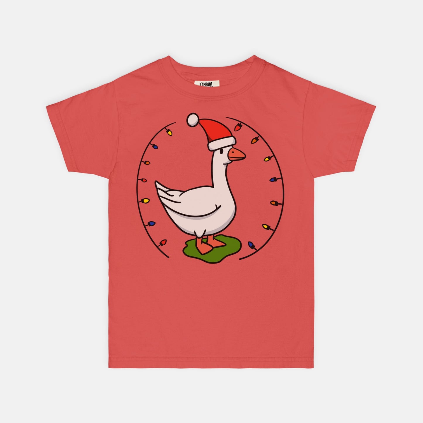 Santa Goose - Comfort Color Youth