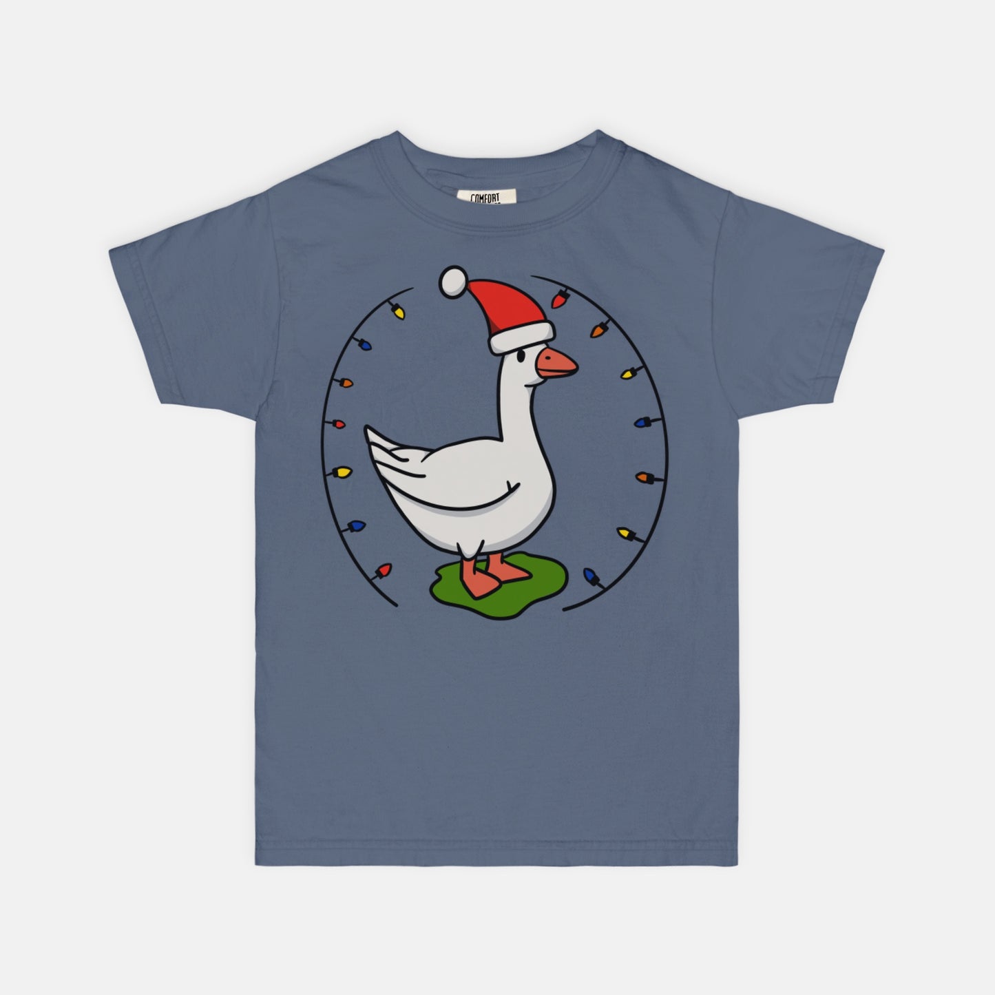 Santa Goose - Comfort Color Youth
