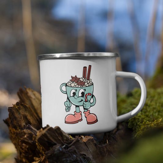 Cocoa Retro Enamel Mug