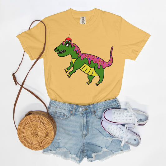 Dinosaur Icing Comfort Color Tee