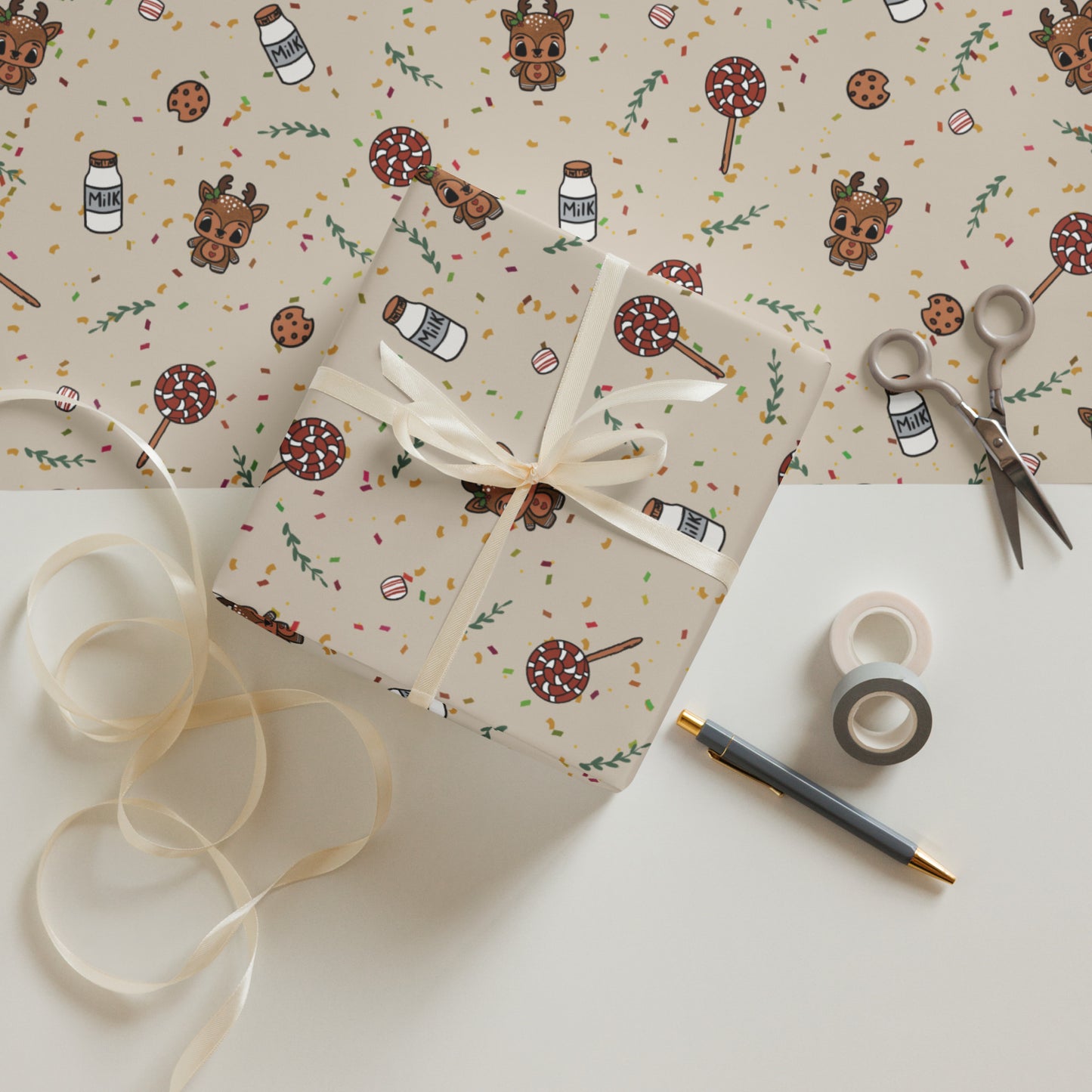 Gingerbread - Wrapping paper sheets