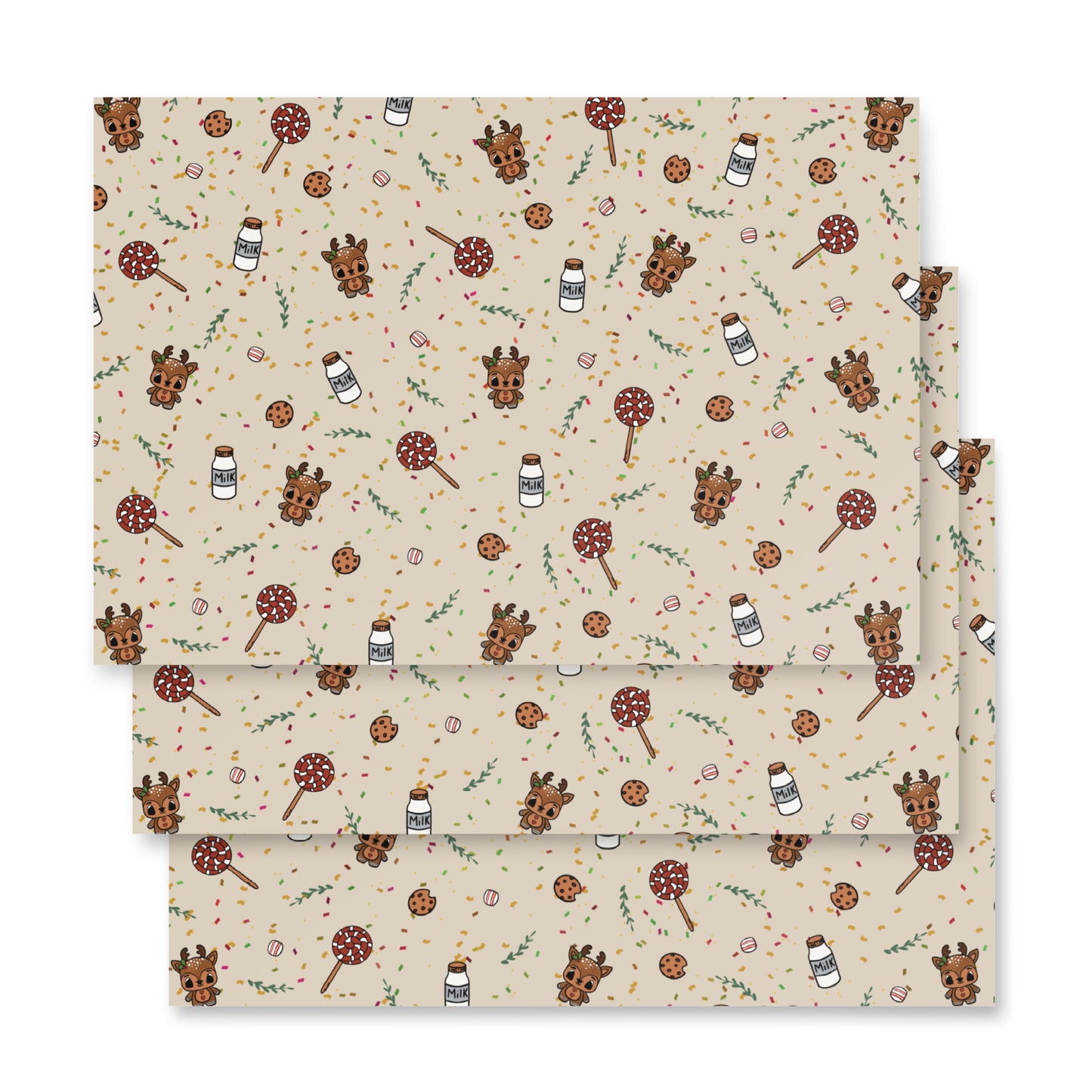 Gingerbread - Wrapping paper sheets