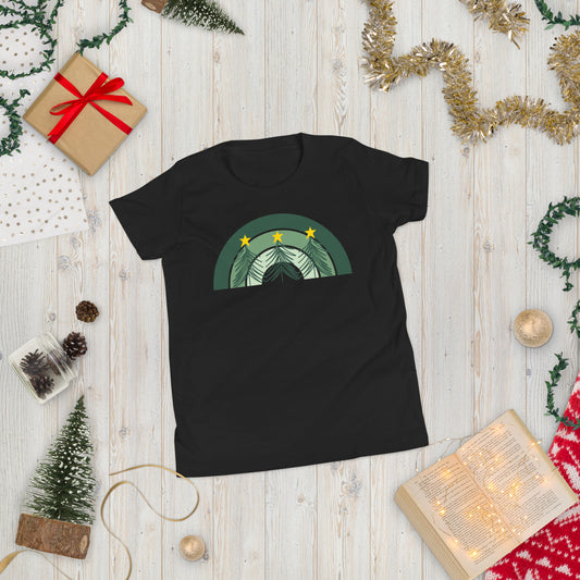 Christmas Tree Rainbow Youth T-Shirt