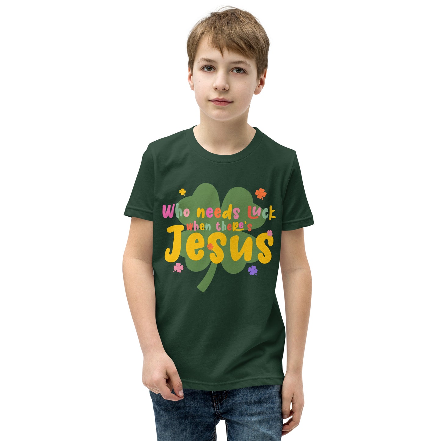 Jesus Clover Youth T-Shirt