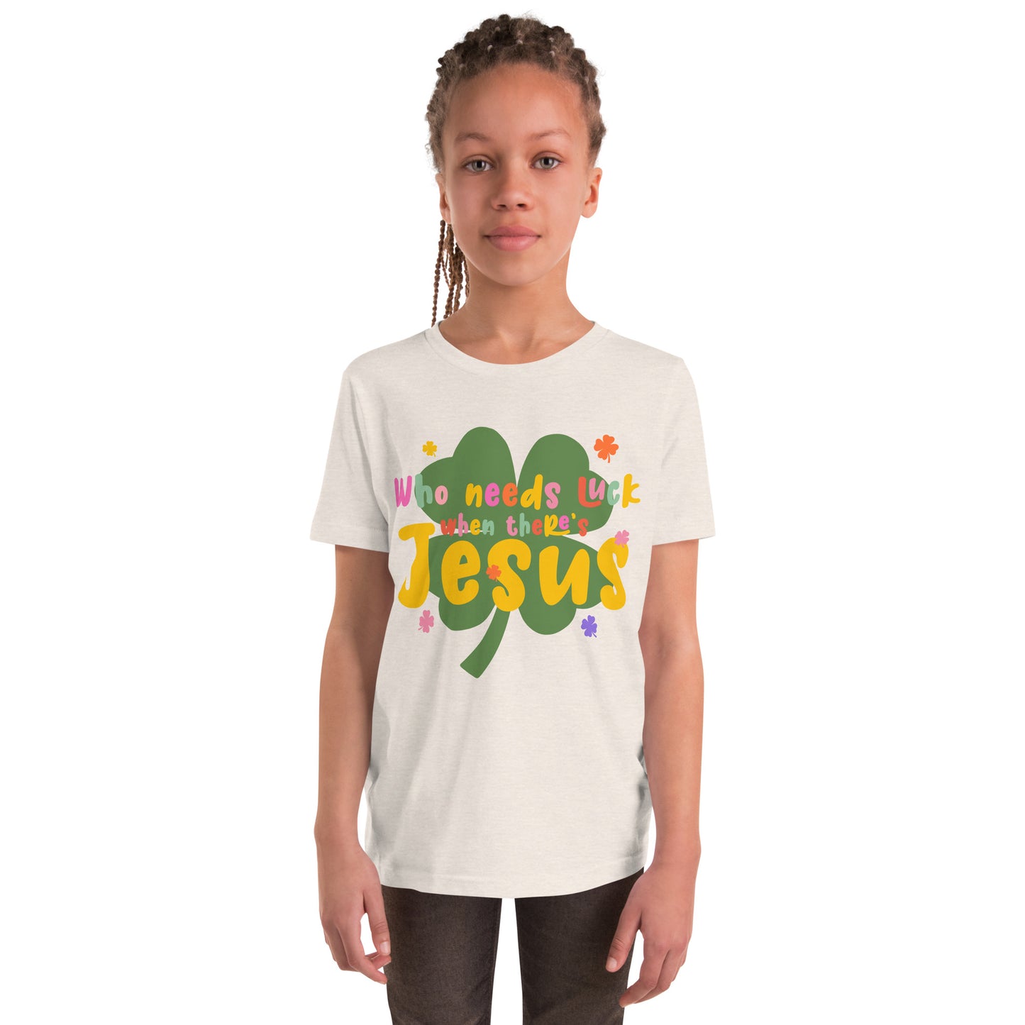 Jesus Clover Youth T-Shirt